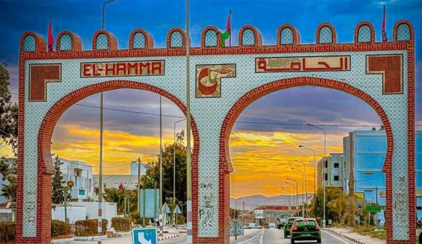 El Hamma, southern Tunisian oasis known for hot springs and palm groves