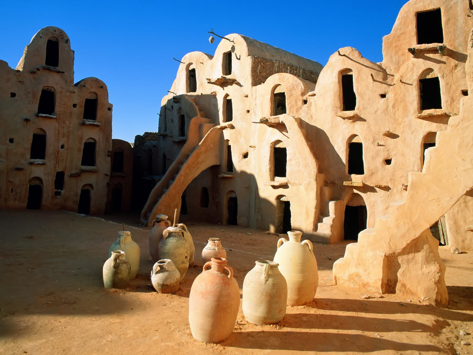 Matmata, southern Tunisian village known for troglodyte homes and Star Wars filming