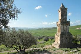 Libyco-Punic Mausoleum of Dougga, 2nd century BC monument, rare preserved example of Numidian royal architecture