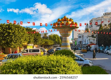 Medina of Nabeul, capital of Tunisian pottery, known for its souks, crafts, and cultural heritage
