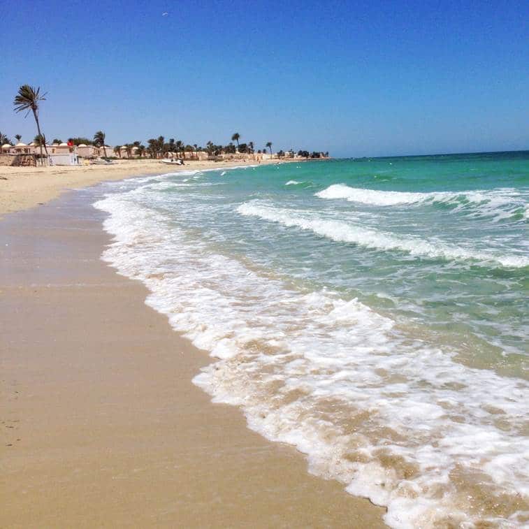 Zarzis beaches, fine sand and turquoise waters, known for their authenticity and Mediterranean atmosphere