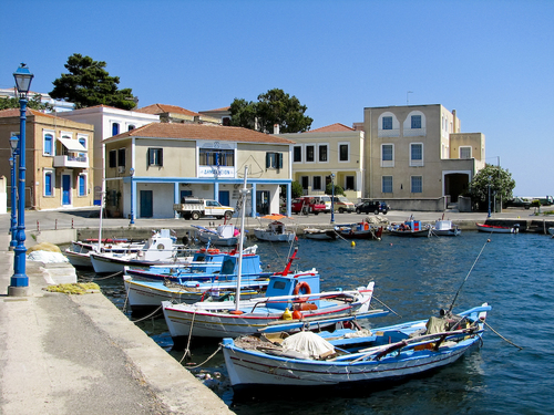 Tabarka fishing port, located in northwestern Tunisia, known for its fishing activities and maritime heritage