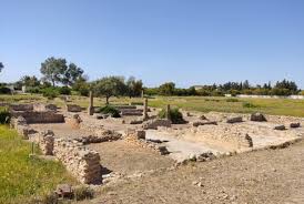 Pupput Hammamet, ancient Roman city, archaeological remains integrated into the resort area
