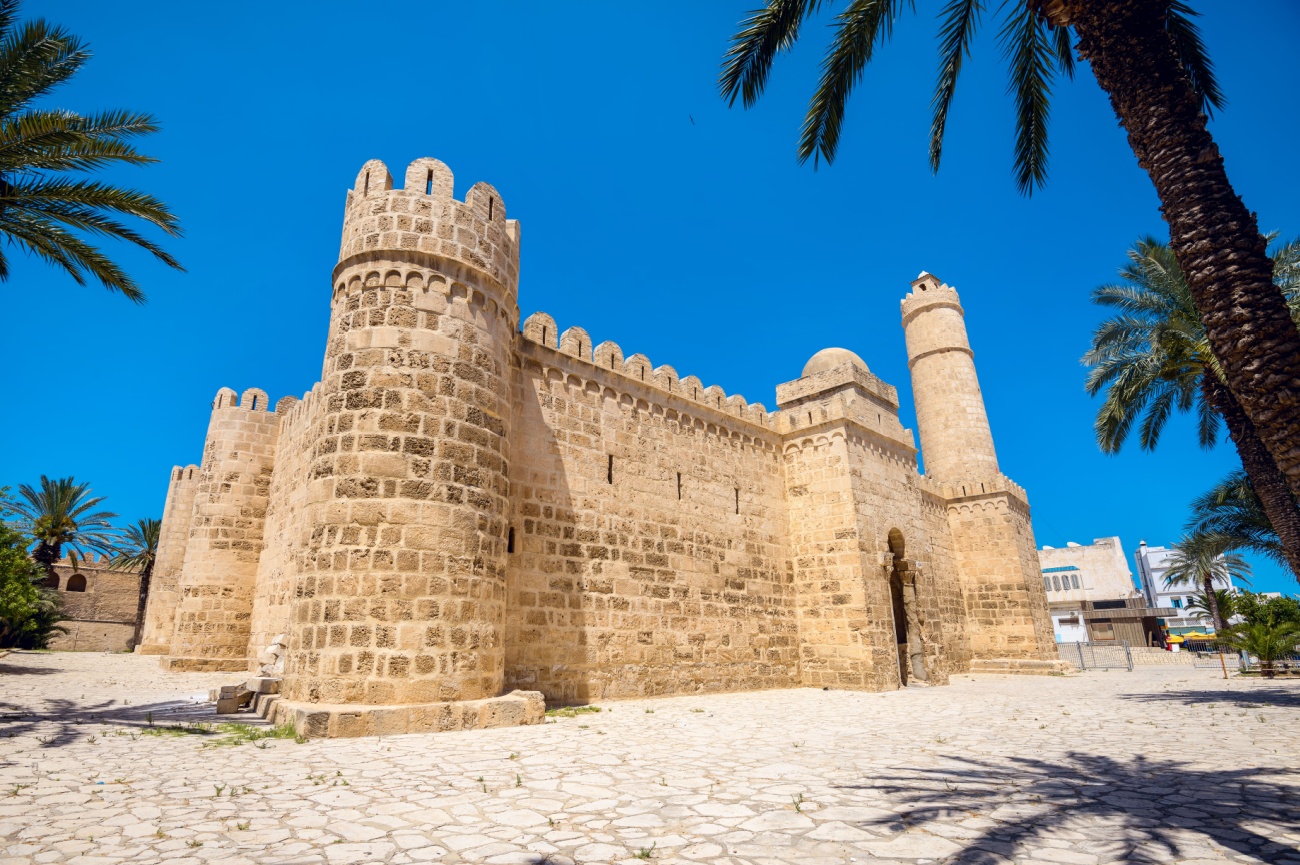 Ribat of Sousse, 8th-century fortress within the UNESCO-listed medina, military and religious heritage